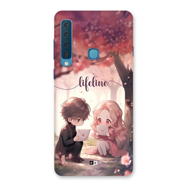 Cute Anime Couple Back Case for Galaxy A9 (2018)