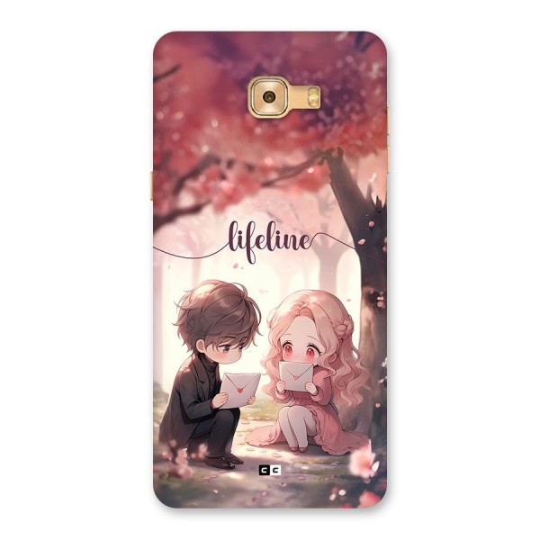 Cute Anime Couple Back Case for Galaxy C9 Pro