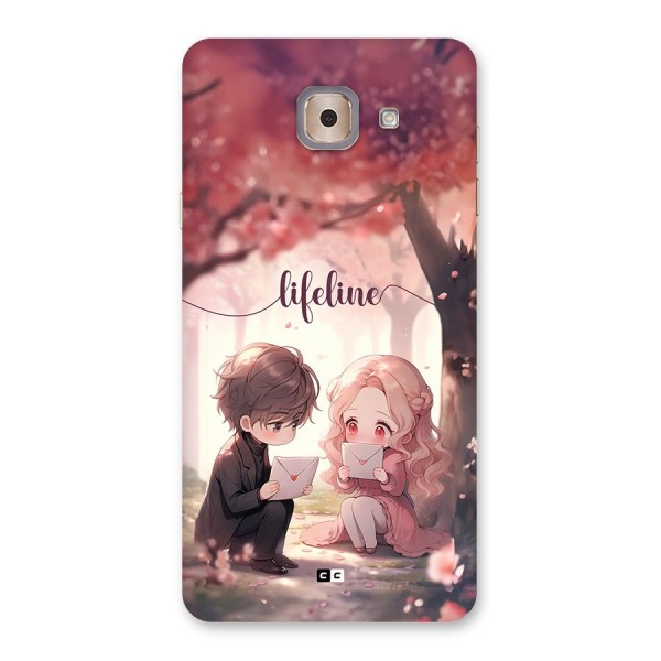 Cute Anime Couple Back Case for Galaxy J7 Max