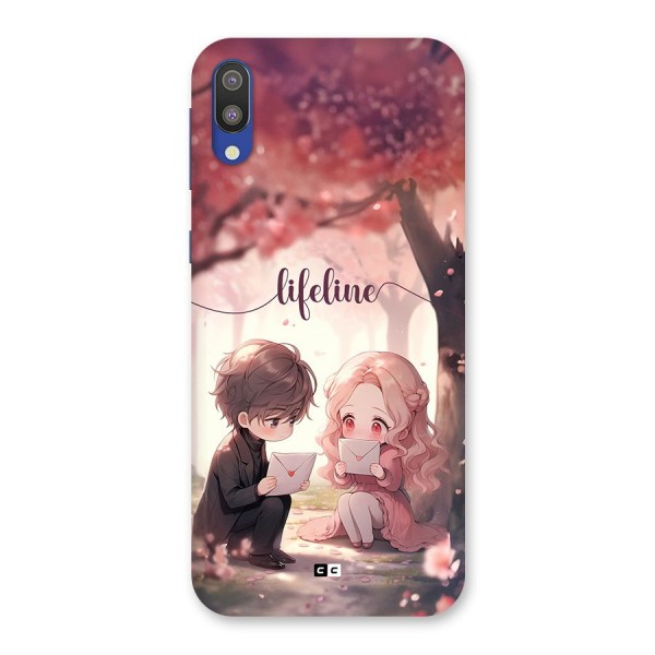 Cute Anime Couple Back Case for Galaxy M10