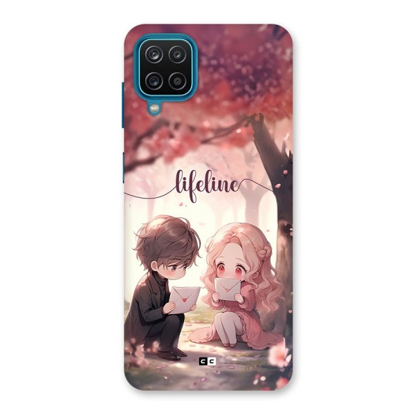 Cute Anime Couple Back Case for Galaxy M12