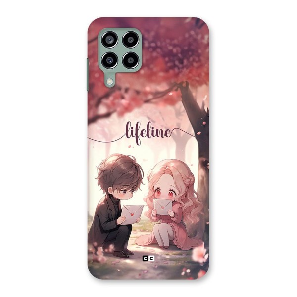 Cute Anime Couple Back Case for Galaxy M33