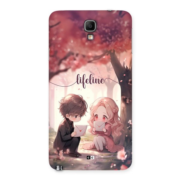 Cute Anime Couple Back Case for Galaxy Note 3 Neo