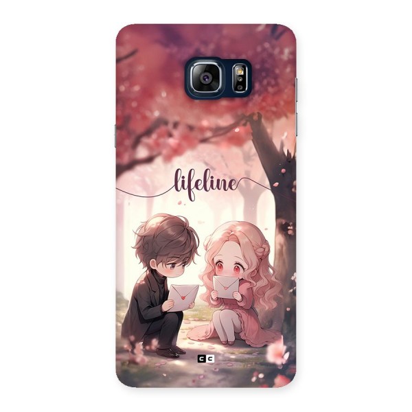 Cute Anime Couple Back Case for Galaxy Note 5