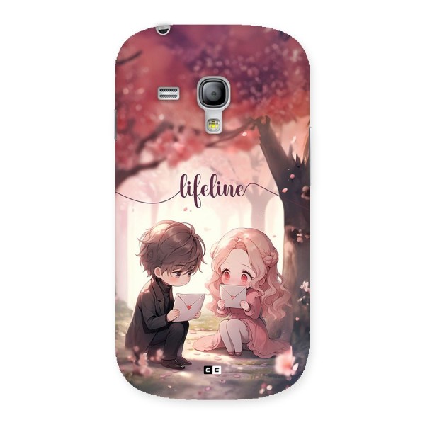 Cute Anime Couple Back Case for Galaxy S3 Mini