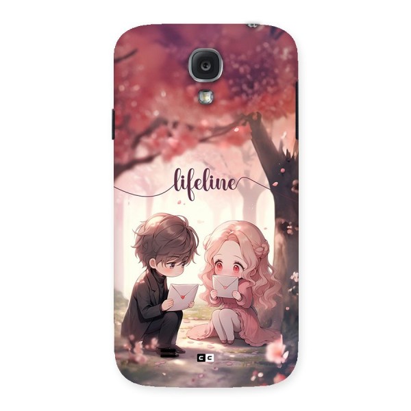 Cute Anime Couple Back Case for Galaxy S4