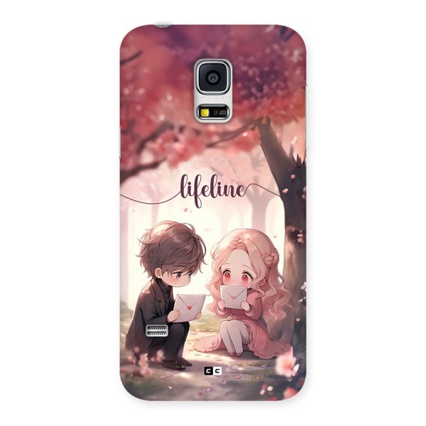 Cute Anime Couple Back Case for Galaxy S5 Mini