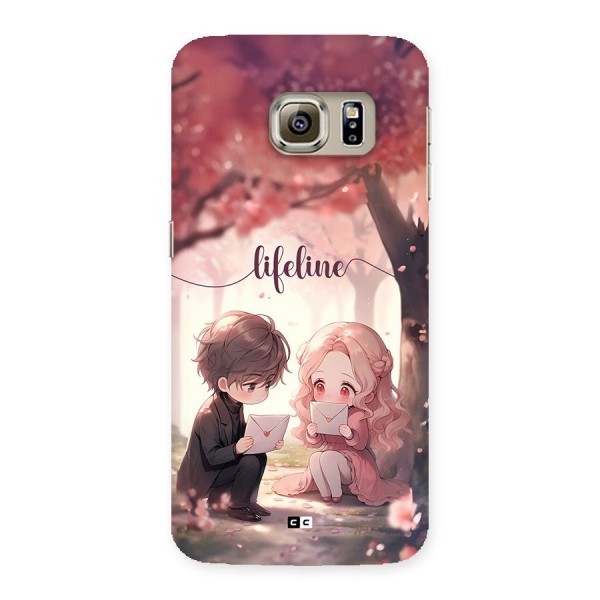 Cute Anime Couple Back Case for Galaxy S6 Edge Plus