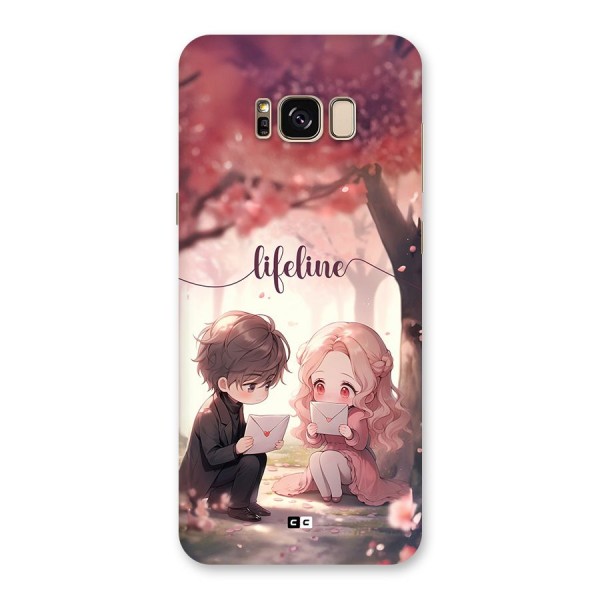 Cute Anime Couple Back Case for Galaxy S8 Plus