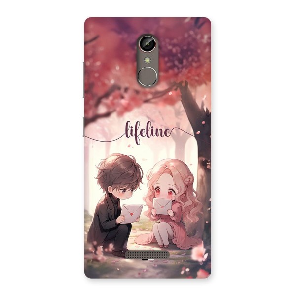 Cute Anime Couple Back Case for Gionee S6s