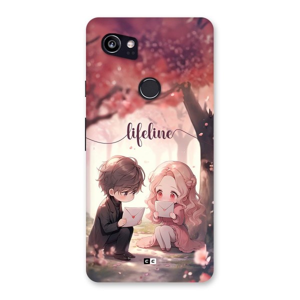 Cute Anime Couple Back Case for Google Pixel 2 XL