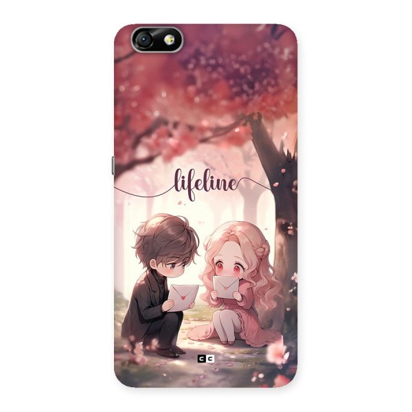 Cute Anime Couple Back Case for Honor 4X