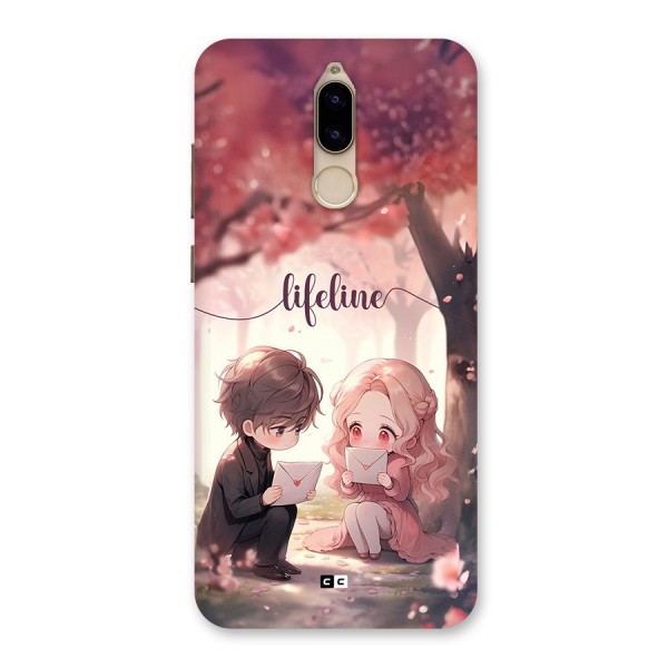 Cute Anime Couple Back Case for Honor 9i