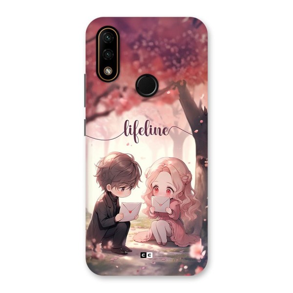 Cute Anime Couple Back Case for Lenovo A6 Note