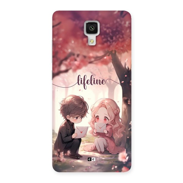 Cute Anime Couple Back Case for Mi4