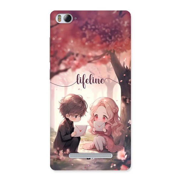 Cute Anime Couple Back Case for Mi4i