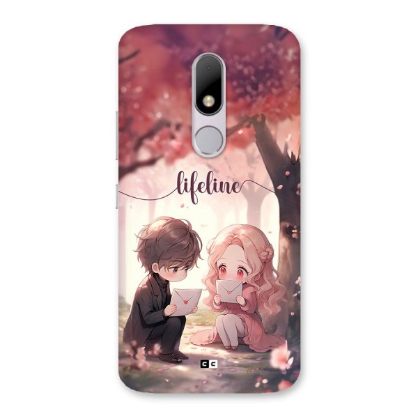 Cute Anime Couple Back Case for Moto M