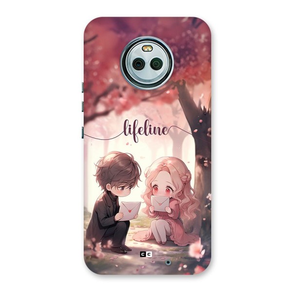 Cute Anime Couple Back Case for Moto X4