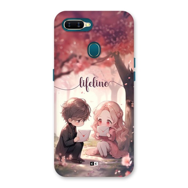 Cute Anime Couple Back Case for Oppo A11k