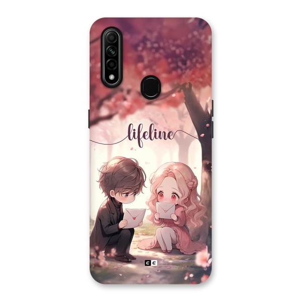 Cute Anime Couple Back Case for Oppo A31