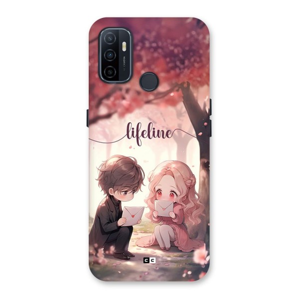 Cute Anime Couple Back Case for Oppo A33 (2020)