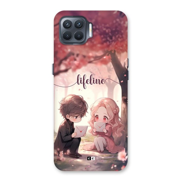 Cute Anime Couple Back Case for Oppo F17 Pro