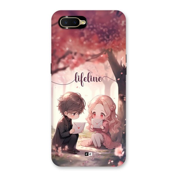 Cute Anime Couple Back Case for Oppo K1