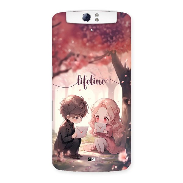 Cute Anime Couple Back Case for Oppo N1