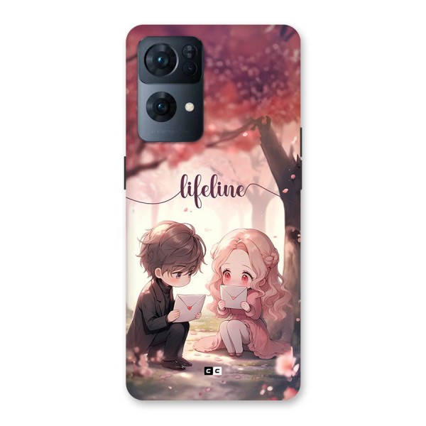 Cute Anime Couple Back Case for Oppo Reno7 Pro 5G