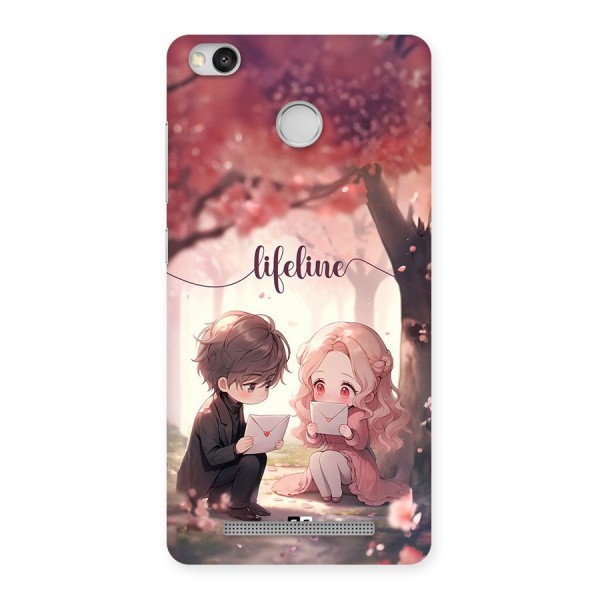 Cute Anime Couple Back Case for Redmi 3S Prime