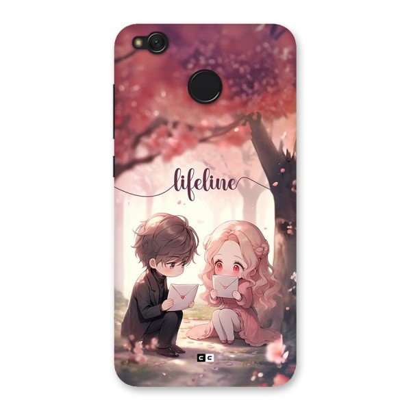 Cute Anime Couple Back Case for Redmi 4