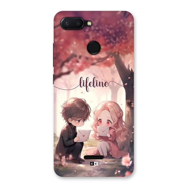 Cute Anime Couple Back Case for Redmi 6