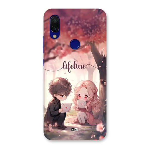 Cute Anime Couple Back Case for Redmi 7