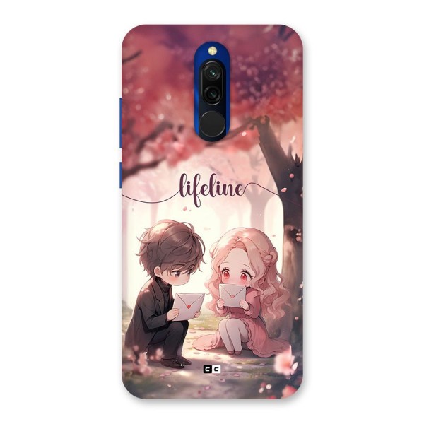 Cute Anime Couple Back Case for Redmi 8