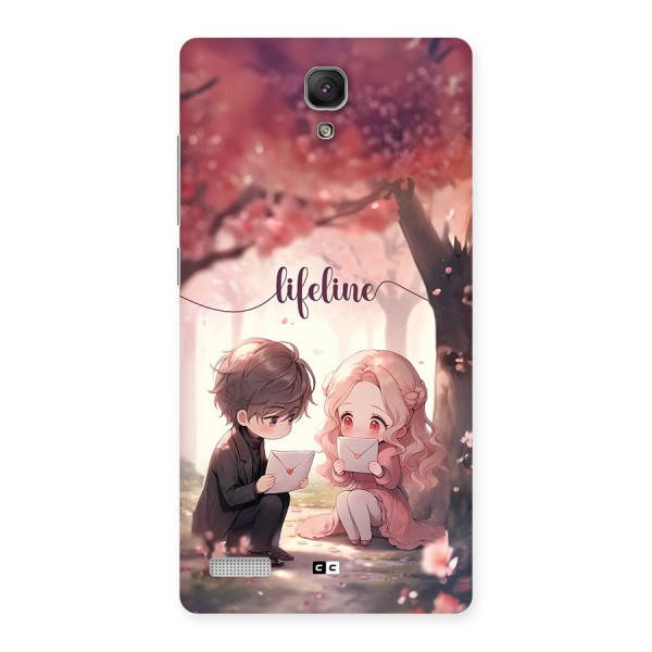 Cute Anime Couple Back Case for Redmi Note