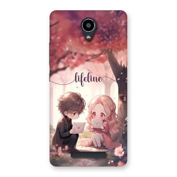 Cute Anime Couple Back Case for Redmi Note 2