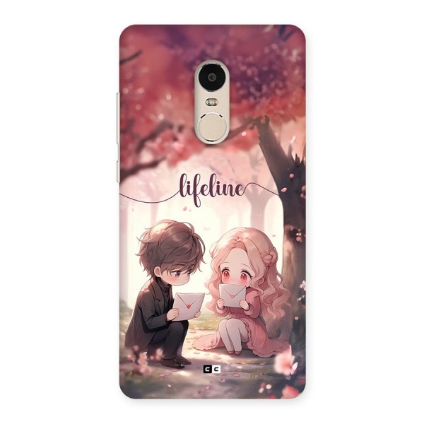 Cute Anime Couple Back Case for Redmi Note 4