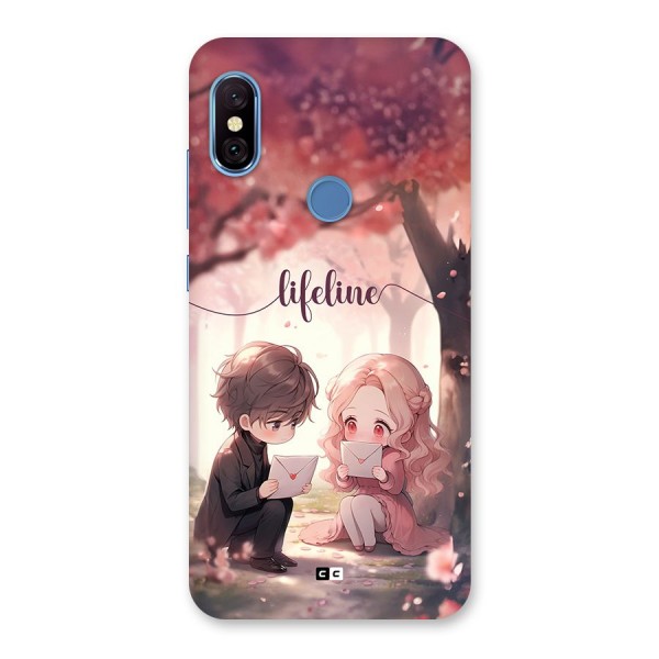 Cute Anime Couple Back Case for Redmi Note 6 Pro