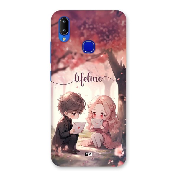 Cute Anime Couple Back Case for Vivo Y91