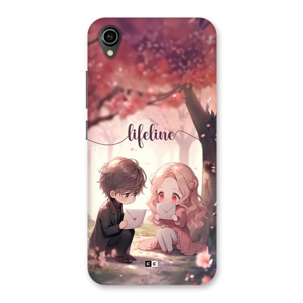 Cute Anime Couple Back Case for Vivo Y91i