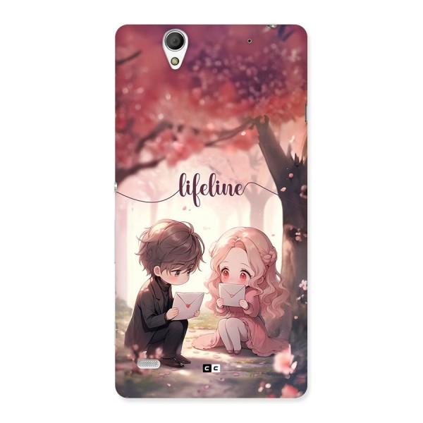 Cute Anime Couple Back Case for Xperia C4