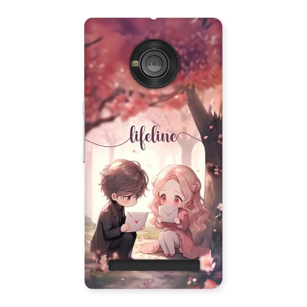 Cute Anime Couple Back Case for Yuphoria