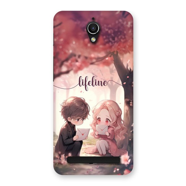 Cute Anime Couple Back Case for Zenfone Go