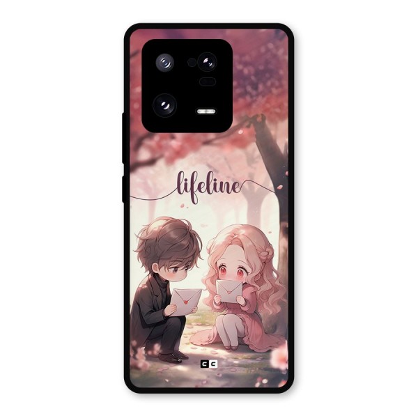 Cute Anime Couple Metal Back Case for Xiaomi 13 Pro