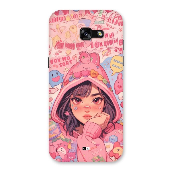 Cute Anime Girl Back Case for Galaxy A5 2017