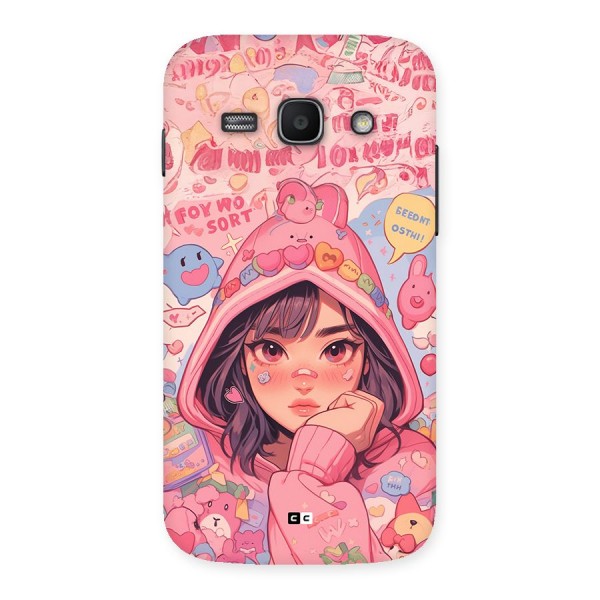 Cute Anime Girl Back Case for Galaxy Ace3