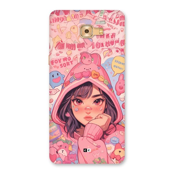 Cute Anime Girl Back Case for Galaxy C9 Pro