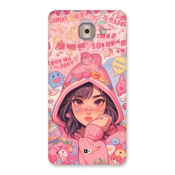 Cute Anime Girl Back Case for Galaxy J7 Max