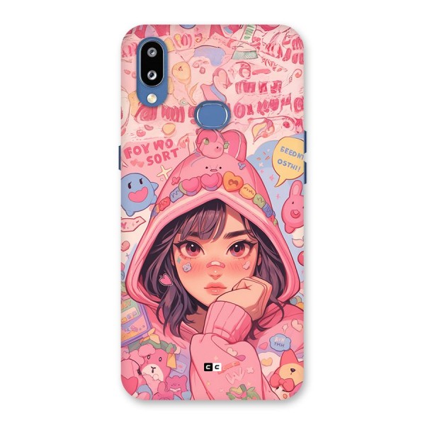 Cute Anime Girl Back Case for Galaxy M01s