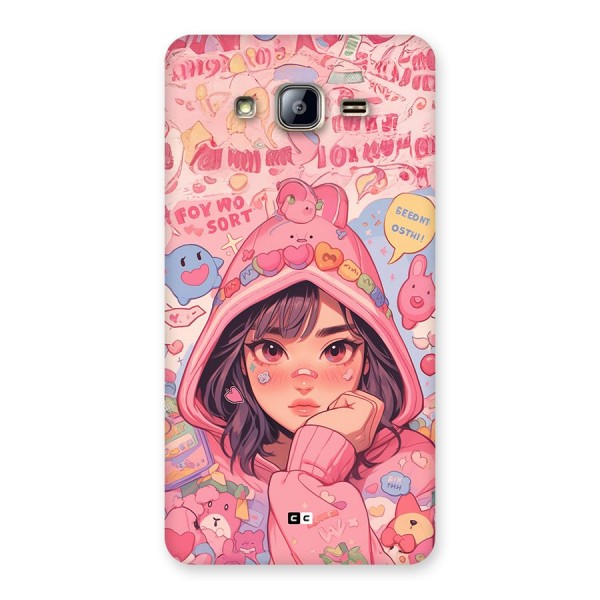 Cute Anime Girl Back Case for Galaxy On5